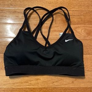 Nike black sports bra size XS